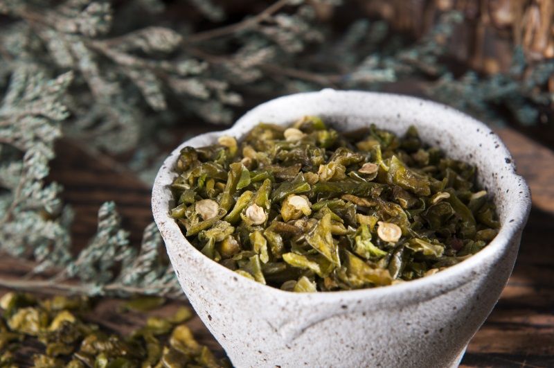 Natural Dehydrated Green Peppers